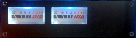 Стрелочный индикатор уровня сигнала к звуковой карте Creative Audigy 2.